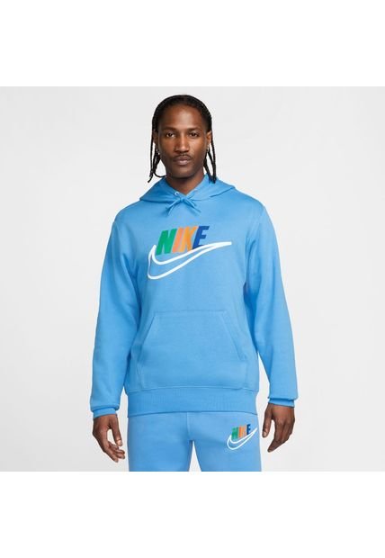 Buzo Hombre Nike Club Azul