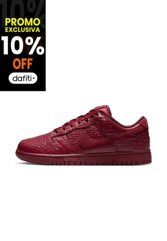Tenis Mujer Nike Dunk Low Rojo Nike
