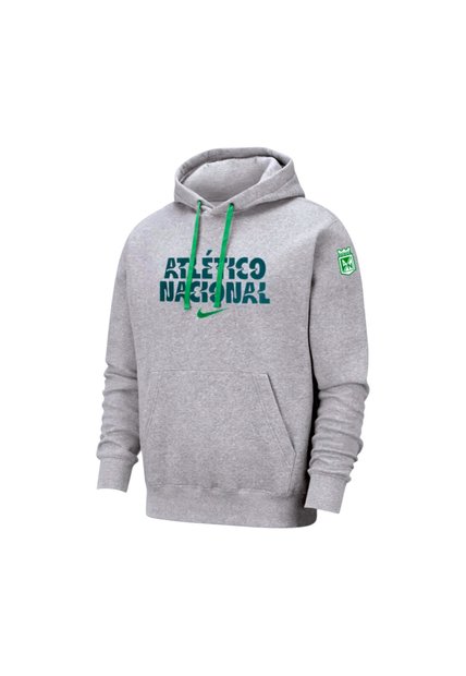 Hoodie Nike An M Club Po Ft Hombre-Gris