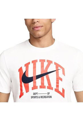 Camiseta M Nsw Tee Mdrn Ftns Fs Hombre-Blanco