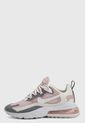Tenis Lifestyle Rosa-Beige-Gris Nike Air Max 270 React Plum Chalk Stone de Nike