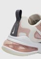 Tenis Lifestyle Rosa-Beige-Gris Nike Air Max 270 React Plum Chalk Stone de Nike