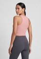 Camiseta Manga Sisa Training NIKE One Fitted Rosa de Nike