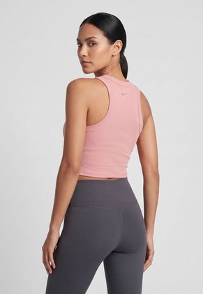 Camiseta Manga Sisa Training NIKE One Fitted Rosa