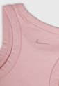 Camiseta Manga Sisa Training NIKE One Fitted Rosa de Nike