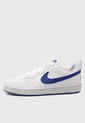 Tenis Lifestyle Blanco-Azul Nike Court Borough Low Recraft Kids de Nike