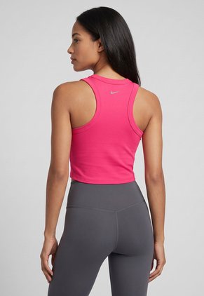Camiseta Manga Sisa Training NIKE One Fitted Fucsia