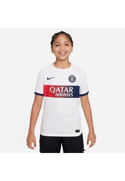 Camiseta Niños Nike Paris Saint-Germain Away 23/24 Blanco