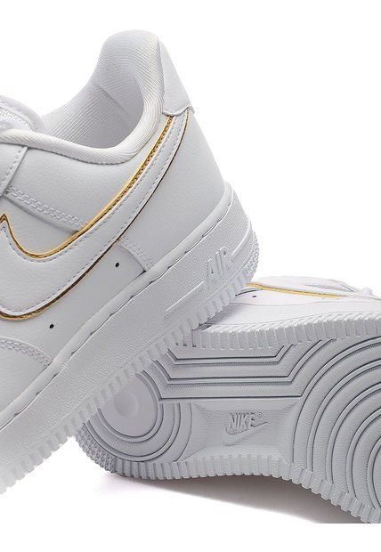 Tenis Lifestyle Blanco Dorado Nike Air Force One AF1 1.07 Ess Compra Ahora Dafiti Colombia