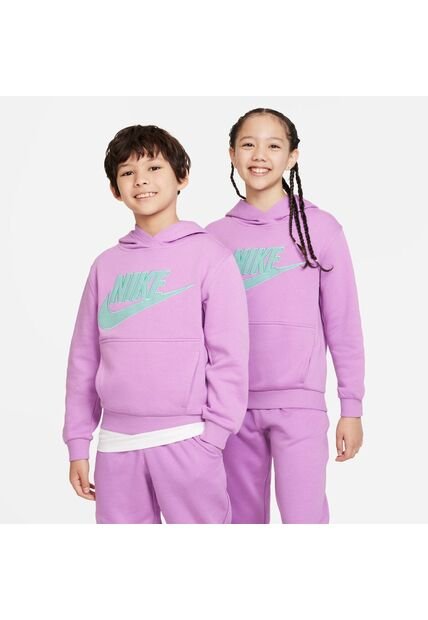 Buzo Niños Nike Sportswear Club Fleece Violeta