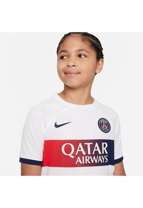 Camiseta Niños Nike Paris Saint-Germain Away 23/24 Blanco