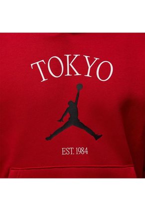 Hoodie Nike M J Tokyo City Hbr Po Hdy-Rojo