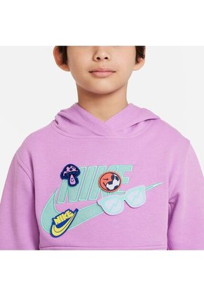 Buzo Niños Nike Sportswear Club Fleece Violeta