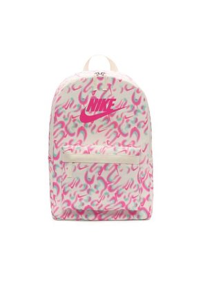 Morral Nike Heritge Bkpkairbrush-Beige/Fucsia