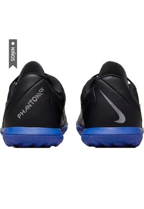 Zapatillas Nike Jr Phantom Gx Club Turf Gs Niños-Negro