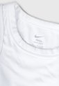 Camiseta Manga Sisa Training NIKE One Fitted Blanco de Nike