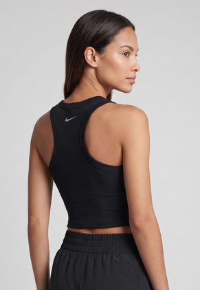 Camiseta Manga Sisa Training NIKE One Fitted Negro