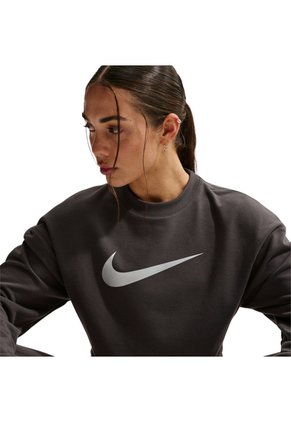 Sueter Nike Crew Neck Mujer-Gris