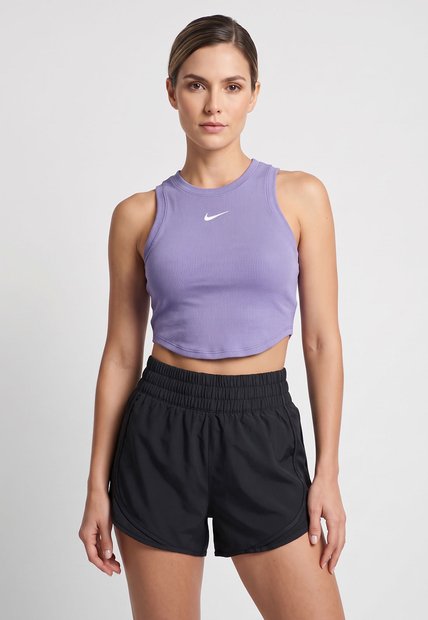 Camiseta Manga Sisa NIKE Sportswear Chill Knit Lila