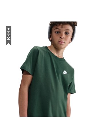 Camiseta Nike Sportswear Futura Niño-Verde Nike