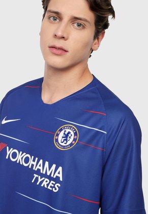 Camiseta Azul-Blanco-Rojo Nike Chelsea Fc Stadium Home