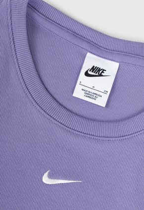 Camiseta Manga Sisa NIKE Sportswear Chill Knit Lila