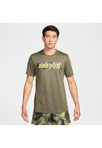 Camiseta Hombre Nike Dri Fit Verde