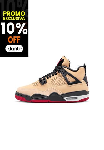 Tenis Unisex Niño Air Jordan 4 Retro Marrón Nike