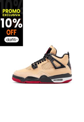 Tenis Unisex Niño Air Jordan 4 Retro Marrón