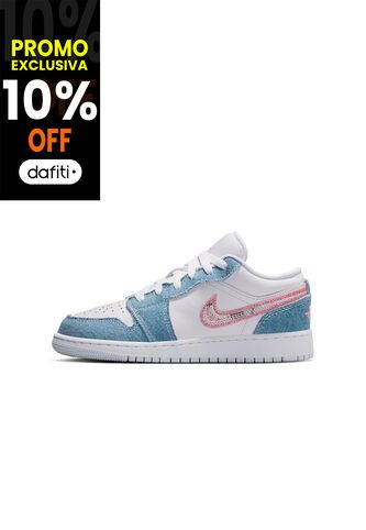 Tenis Unisex Niño Air Jordan 1 Low SE Azul Nike