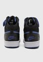 Tenis Lifestyle Azul-Negro-Blanco Nike Court Borough Mid 2 Big Kids' de Nike
