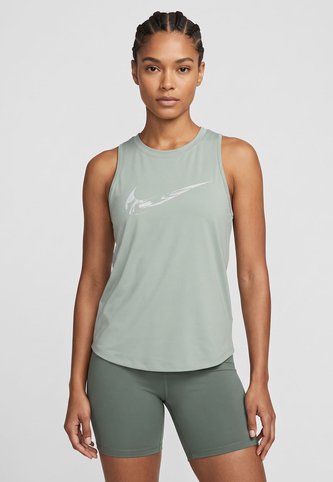 Camiseta Manga Sisa Running NIKE One Verde Nike