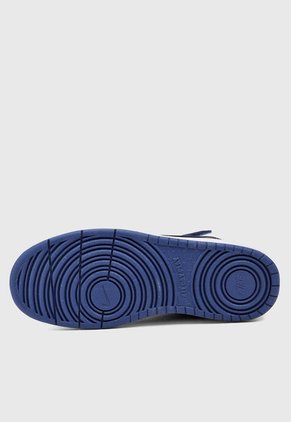 Tenis Lifestyle Azul-Negro-Blanco Nike Court Borough Mid 2 Big Kids'