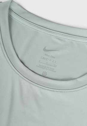 Camiseta Manga Sisa Running NIKE One Verde