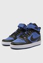 Tenis Lifestyle Azul-Negro-Blanco Nike Court Borough Mid 2 Big Kids' de Nike