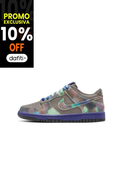 Tenis Unisex Niño Nike Dunk Low SE Gris