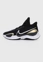 Tenis Basketball Negro-Blanco-Dorado Nike Renew Elevate III de Nike