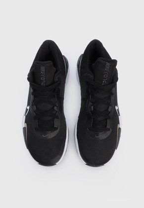 Tenis Basketball Negro-Blanco-Dorado Nike Renew Elevate III