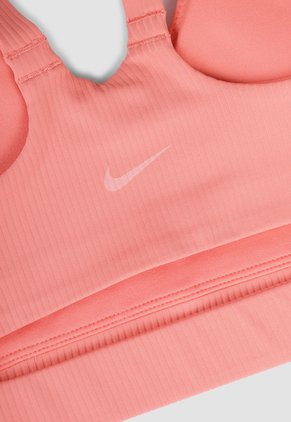 Top Training NIKE Zenvy Rib Salmón