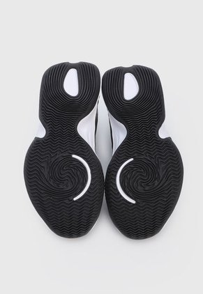 Tenis Basketball Negro-Blanco-Dorado Nike Renew Elevate III