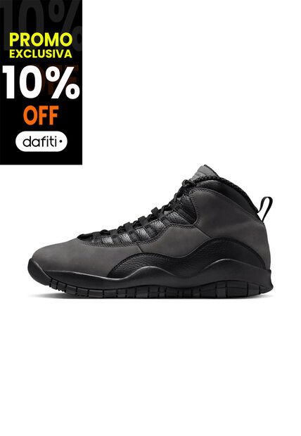 Tenis Hombre Air Jordan 10 Retro Gris