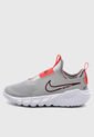 Tenis Running Gris-Blanco-Rojo Nike Kids Flex Runner 2 de Nike