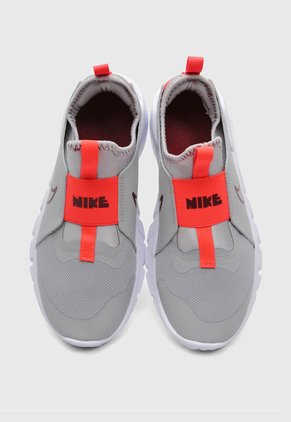 Tenis Running Gris-Blanco-Rojo Nike Kids Flex Runner 2