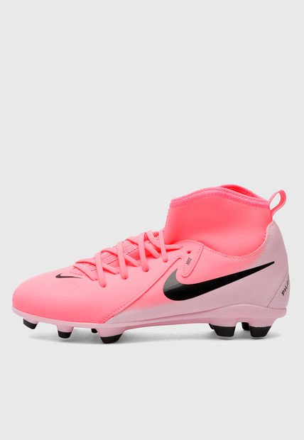 Guayo Fucsia Neón-Negro-Rosa Nike Jr. Phantom Luna 2 Club