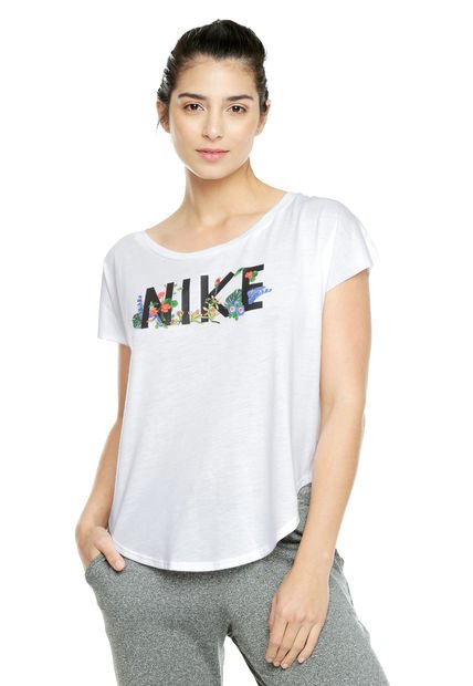 Camiseta Blanco-Negro Nike Hyper Femme - Compra Ahora | Dafiti Colombia