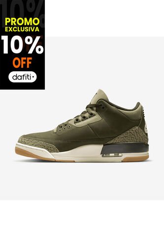 Tenis Hombre Air Jordan 3 Retro Verde Nike