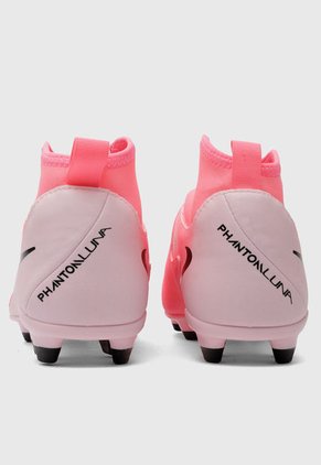 Guayo Fucsia Neón-Negro-Rosa Nike Jr. Phantom Luna 2 Club