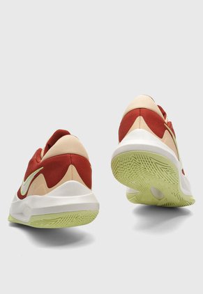 Tenis Basketball Naranja-Terracota-Verde Lima Nike Precision VI