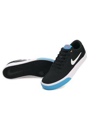 Tenis Skateboarding Negro-Azul-Blanco Nike Sb Charge Cnvs