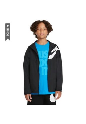 Camiseta Nike Sportswear Just Do It Wash Para Niños-Azul